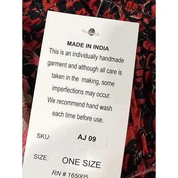 Mixed-print wide-leg trousers- One Size - Picture 4 of 6